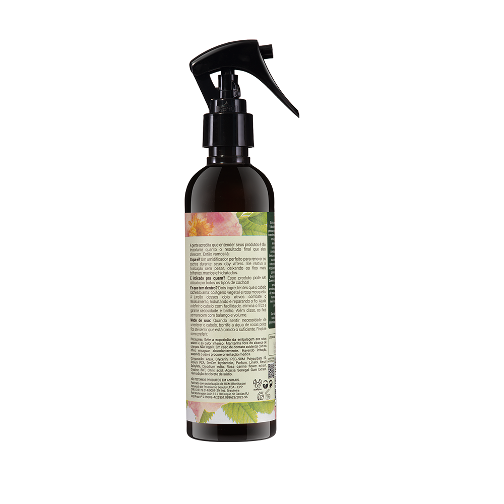 Água de Rosas Bonita por Natureza Cachos 240ml