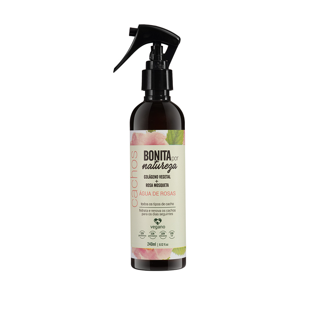 Água de Rosas Bonita por Natureza Cachos 240ml