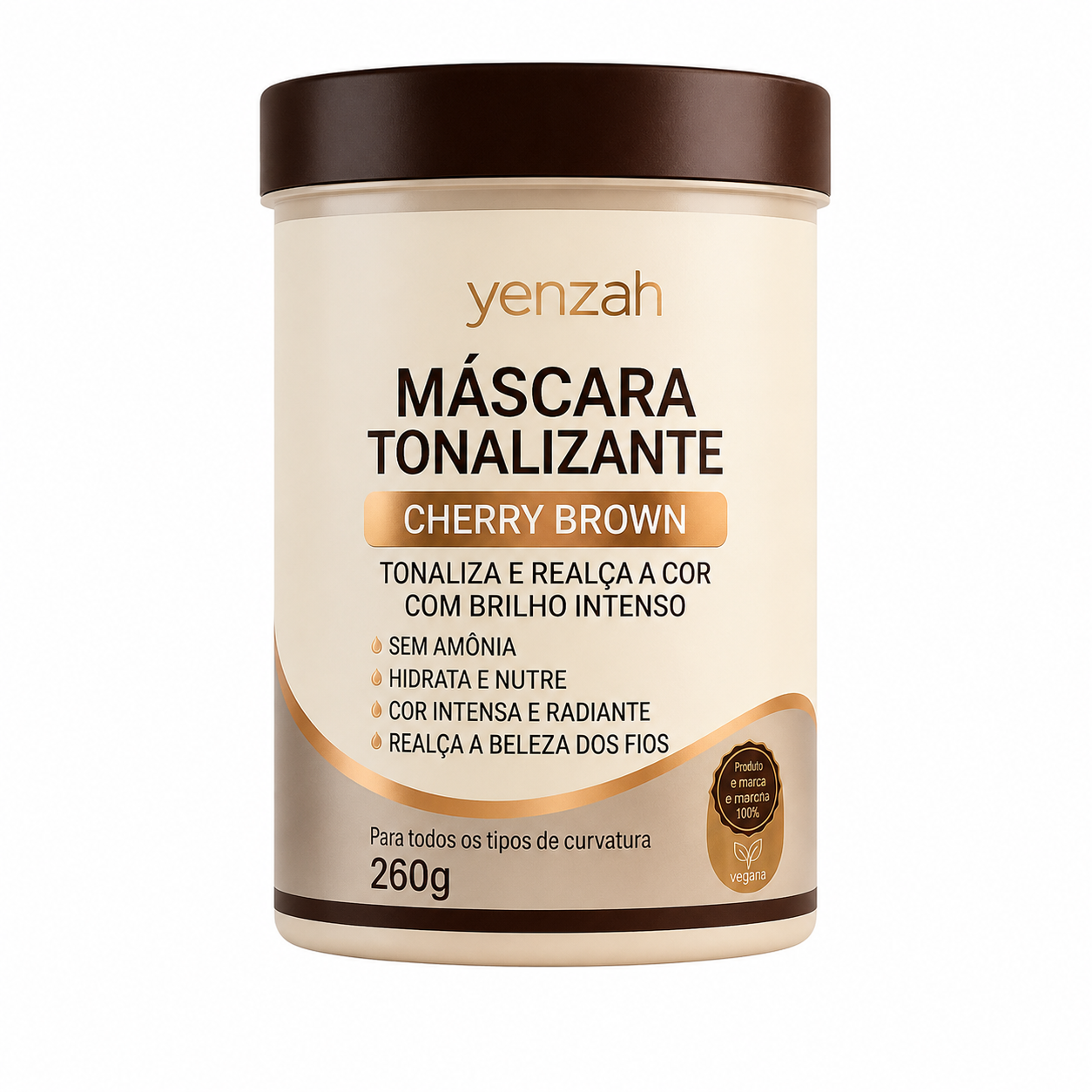 Máscara Tonalizante Cherry Brown