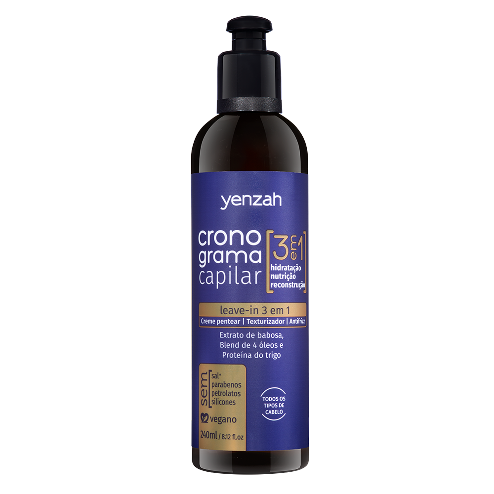 Leave-in Yenzah Cronograma Capilar 3 em 1 240ml