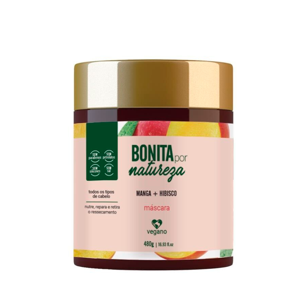 Máscara Bonita por Natureza Manga e Hibisco 480g