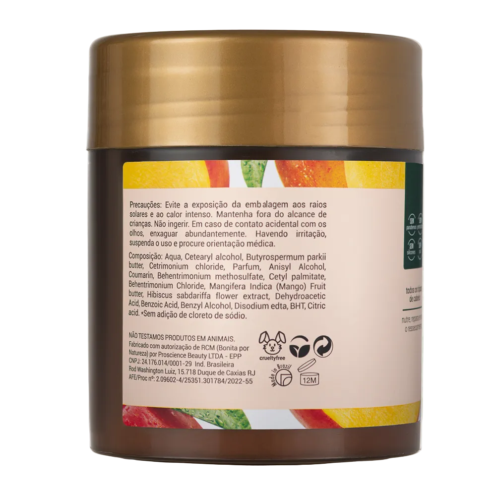 Máscara Bonita por Natureza Manga e Hibisco 480g