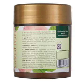 Máscara Bonita por Natureza Rosa Mosqueta 470g