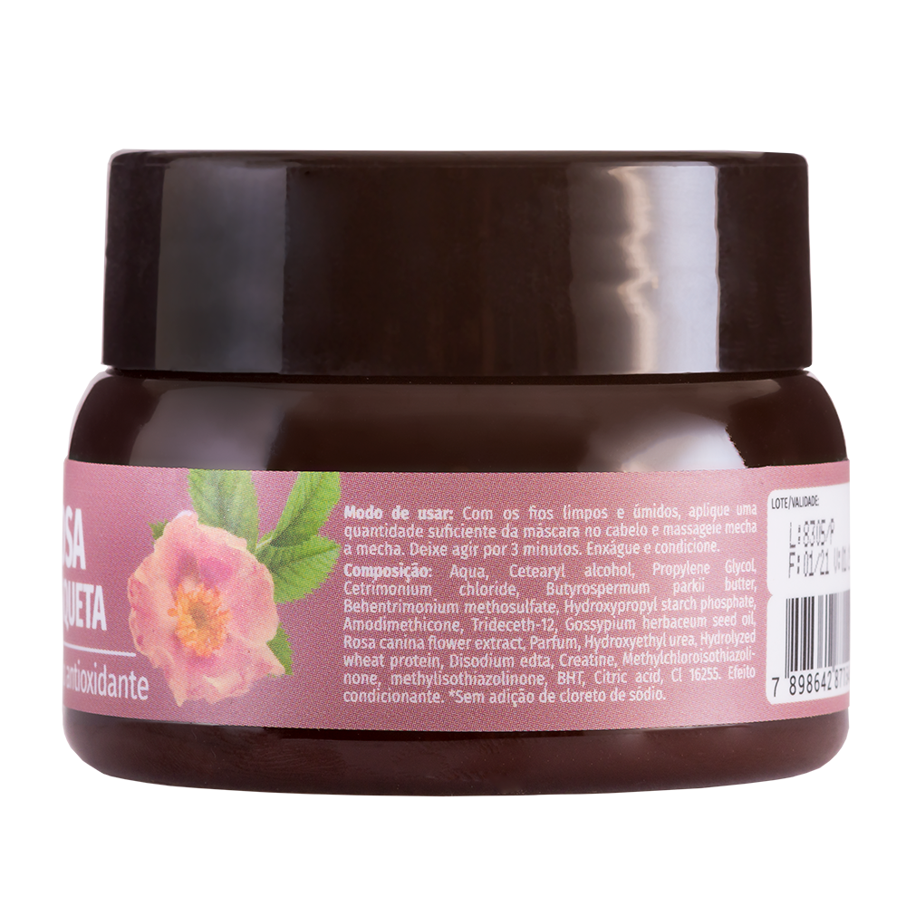 Máscara Yenzah Spa do Cabelo Rosa Mosqueta 130g
