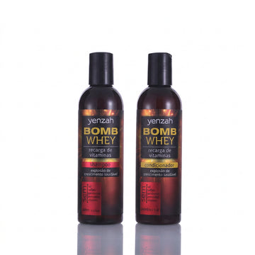 Yenzah Bomb Whey Shampoo + Condicionador Kit (2 x 240ml)
